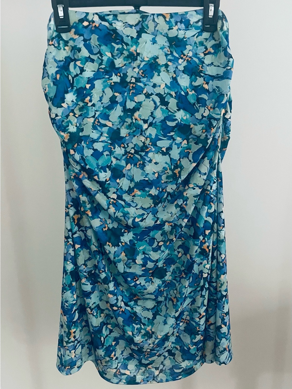 Banana Republic Floral Blue Skirt